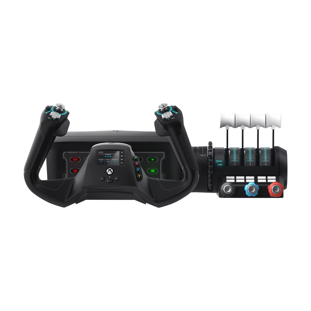 Turtle Beach VelocityOne Flight Universal Control System - Xbox Series X & Xbox Series S, Xbox One & Windows 10 & 11 PCs with Yoke Handle, Throttle Quadrant, Trim Wheel & Rudder Controls | Xbox Series X|S, Xbox One, Windows PC, Complete Controls, Yoke Han - Flex Gamingproduct_type