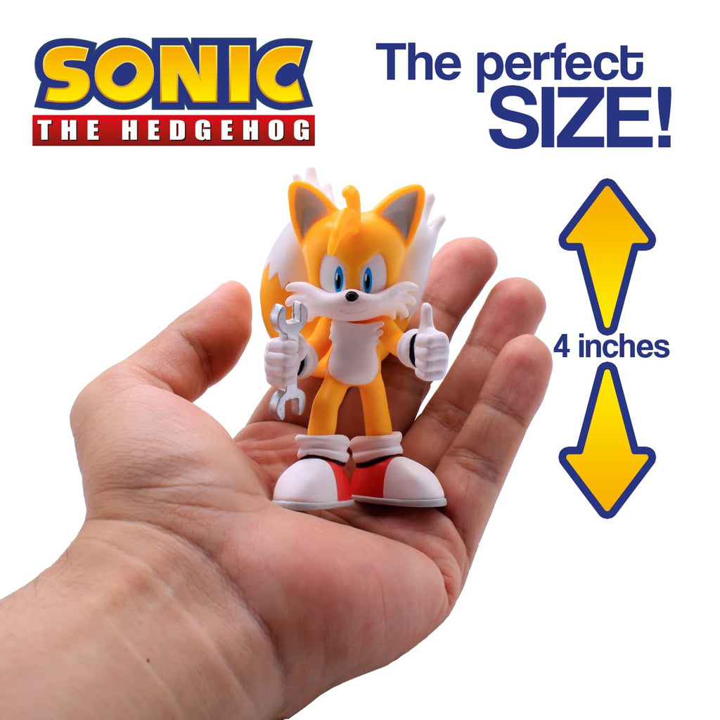 Sonic the Hedgehog Action Figure – 4" Articulated Collectible with Interchangeable Arms & Accessories - Flex Gamingproduct_type