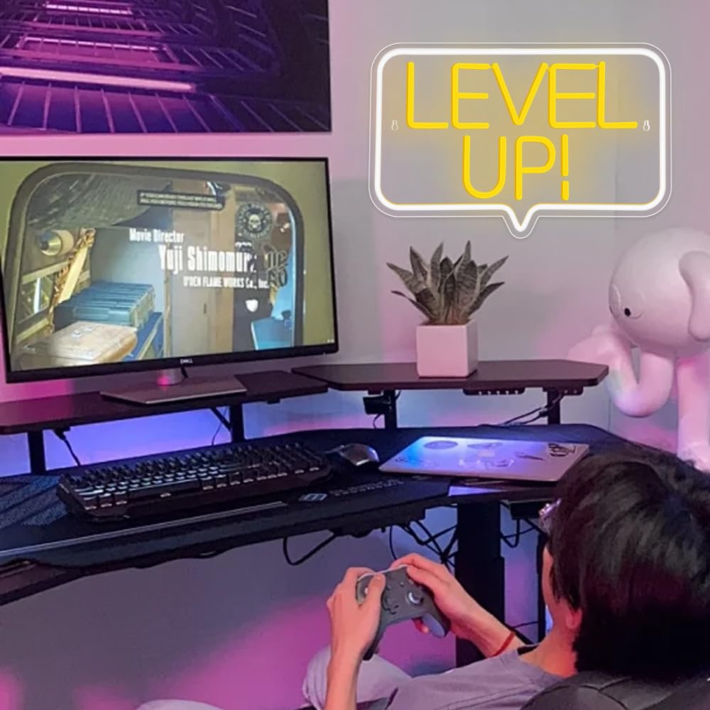 Gaming Zone Neon Sign,Game Zone Neon Sign for Teens Gamer Room Decor，Gaming Light Neon Sign for Gaming Wall Decor，Led Neon Gaming Sign for Gamer Gifts Boys - Flex Gamingproduct_type