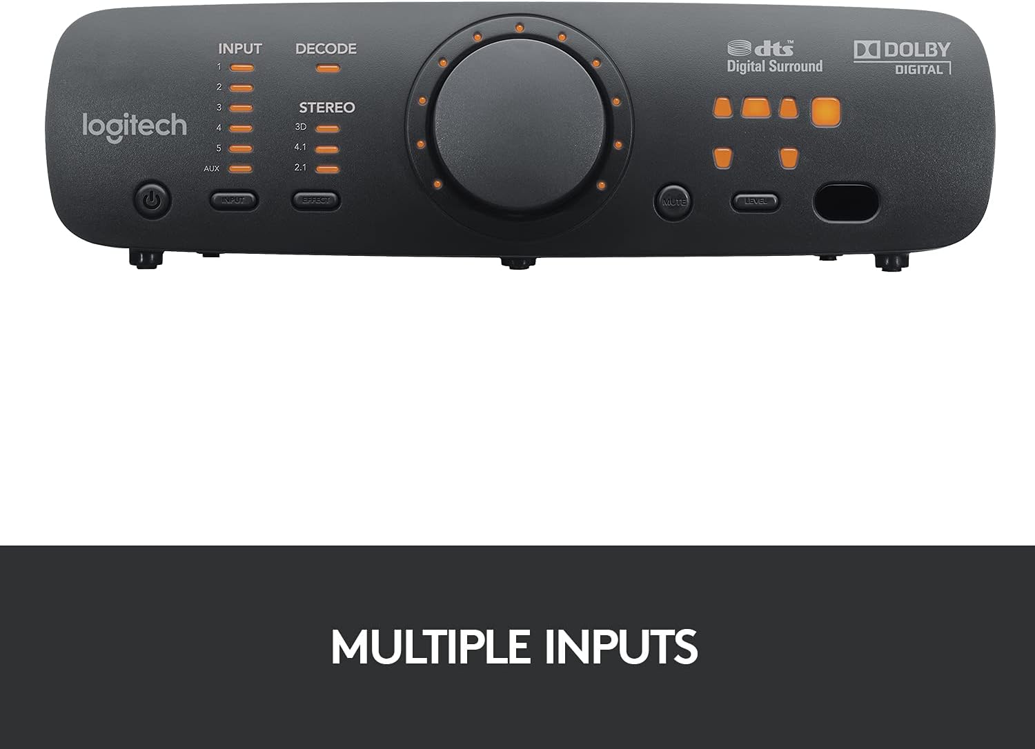 Logitech Z906 5.1 Surround Sound Speaker THX Dolby DTS - Black | Certified, digital audio input, multiple devices setup