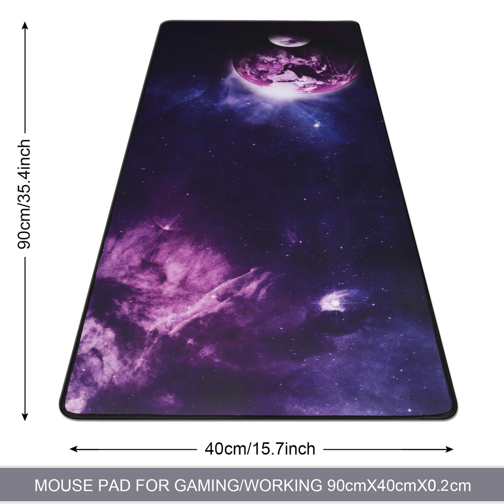 XXL Professional Large Mouse Pad & Computer Game Mouse Mat (35.4x15.7x0.1IN, Map) (90 * 40 Map) - Flex Gamingproduct_type