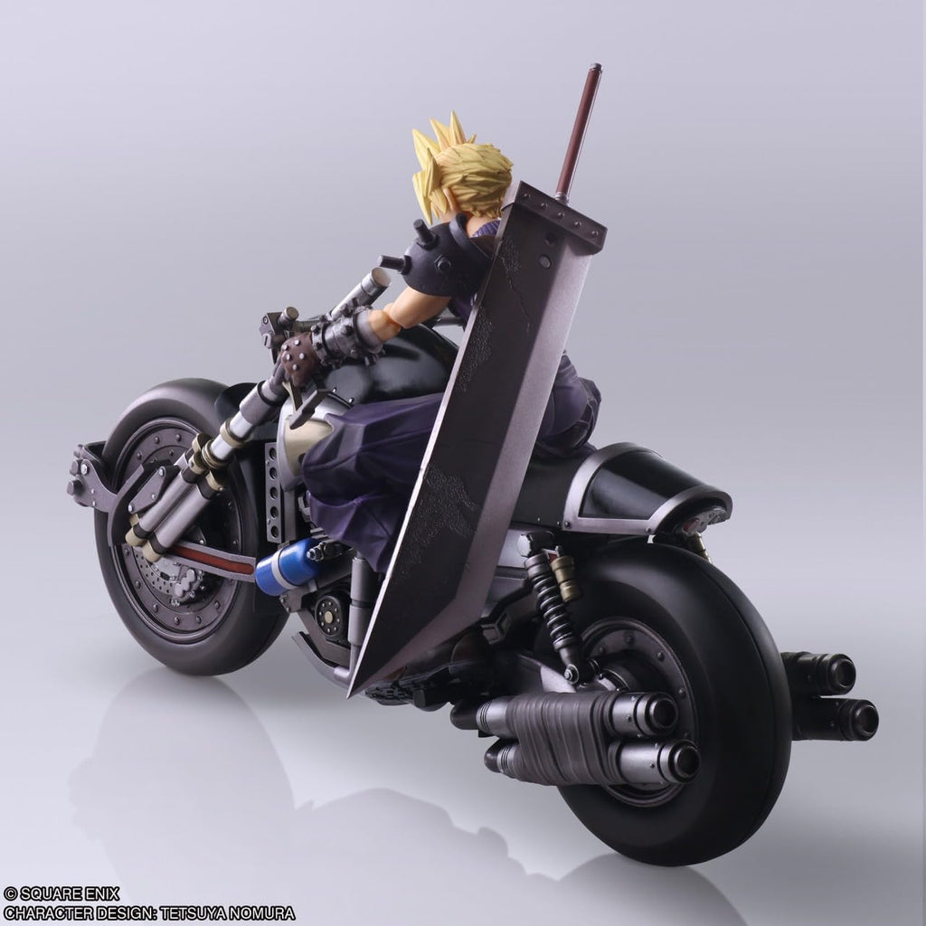 Final Fantasy VII Bling Arts Cloud Strife & Hardy Daytona PVC Pre-Painted Action Figure