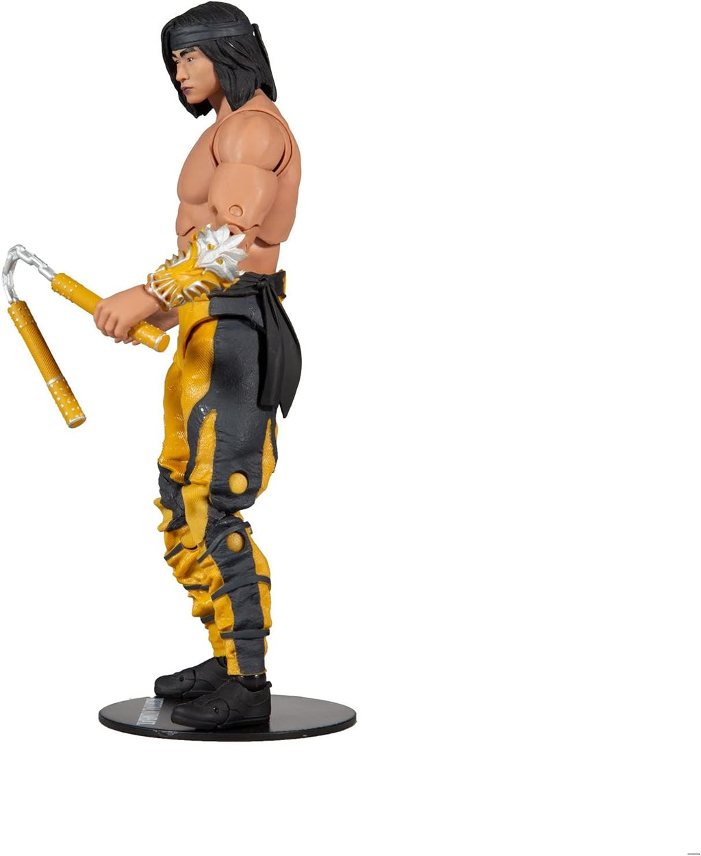McFarlane Toys Mortal Kombat Liu Kang (Fighting Abbot) 7" Action Figure with Accessories | Mortal Kombat 7 Inch Action Figure Wave 7 - Liu Kang