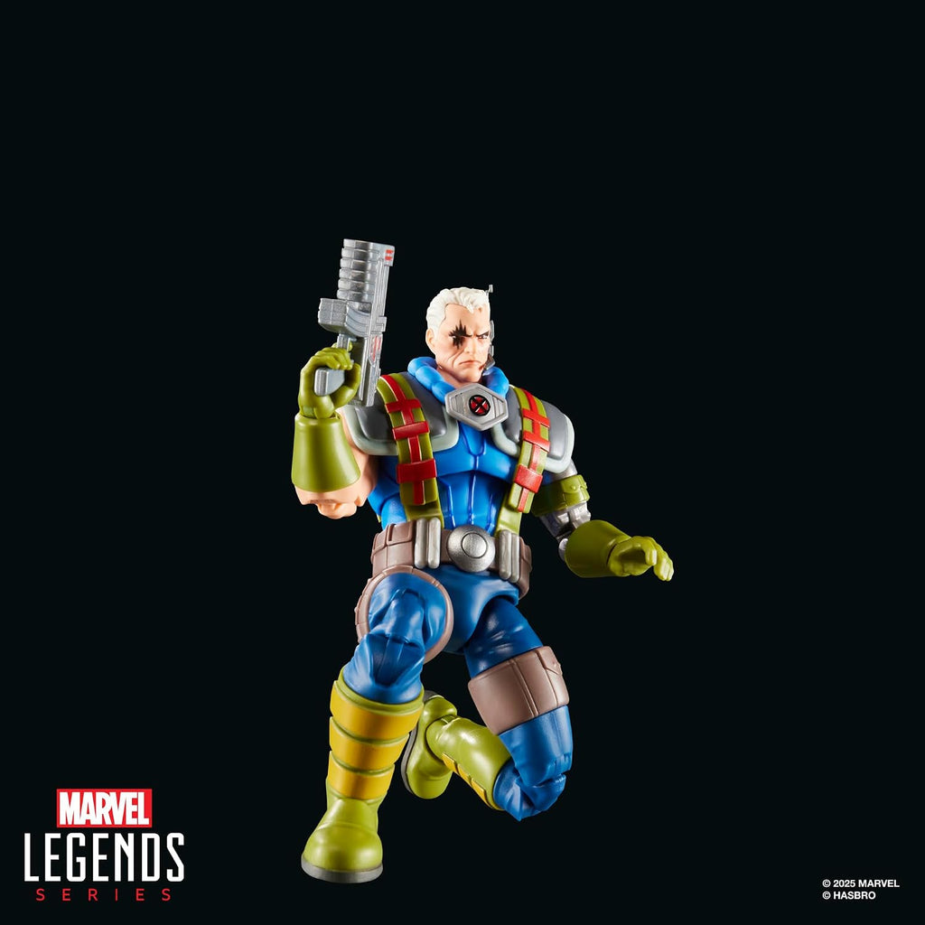 Marvel Legends Series Marvel's Cable, X-Men '97 Collectible 6-Inch Action Figure Toy | 6-Inch Collectible, Includes 6 Accessories, 2 Blasters, 2 Weapon Fx, 20 Plus Points Articulation