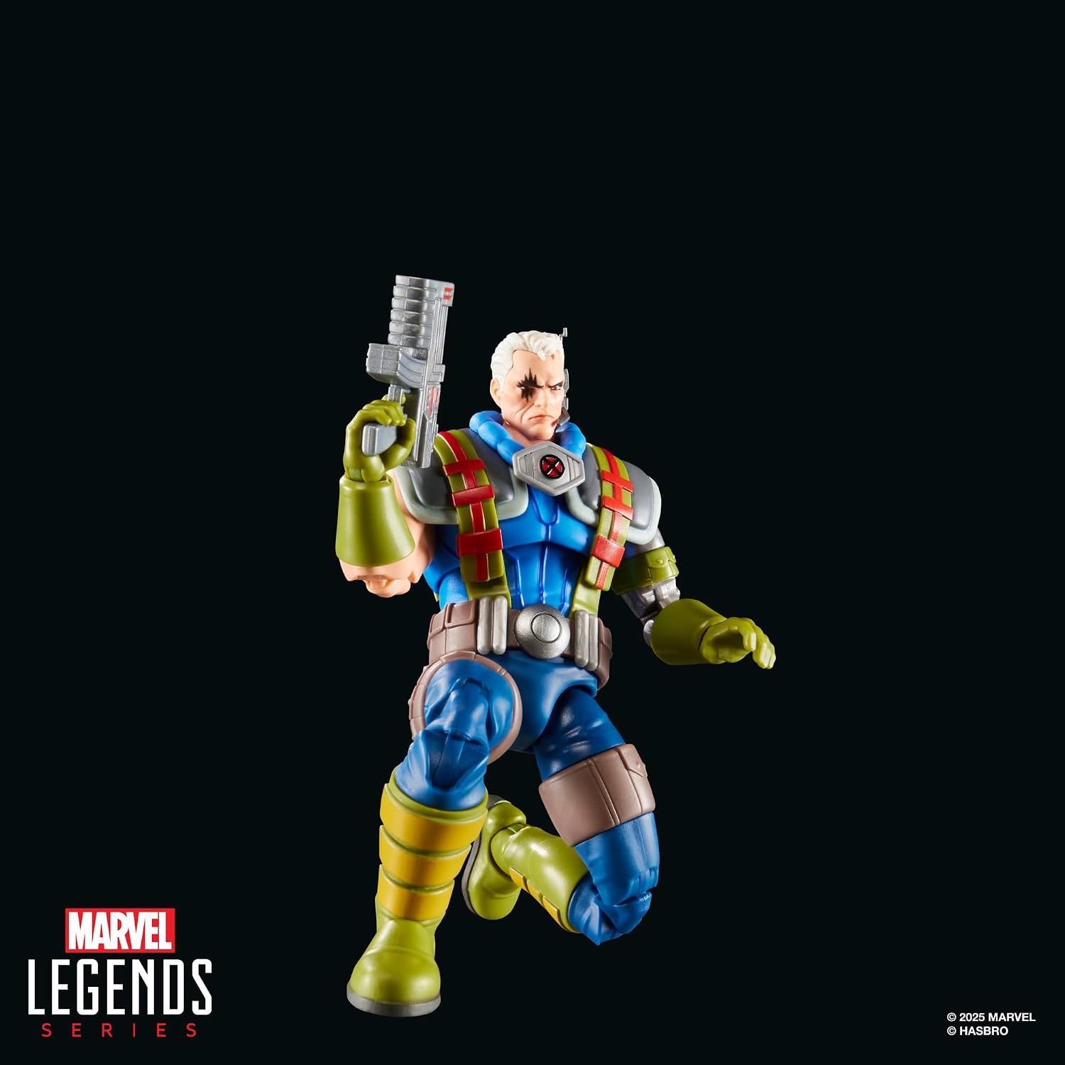 Marvel Legends Series Marvel's Cable, X-Men '97 Collectible 6-Inch Action Figure Toy | 6-Inch Collectible, Includes 6 Accessories, 2 Blasters, 2 Weapon Fx, 20 Plus Points Articulation