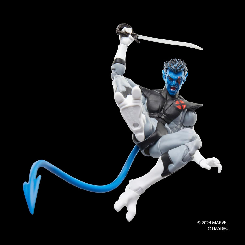 Marvel Legends Series Nightcrawler, X-Men Comics Collectible 6-Inch Scale Action Figure | Marvel Legends X-Men 6 Inch Action Figure BAF Nemesis - X-Force Nightcrawler