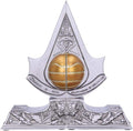 Nemesis Now Officially Licensed Assassin's Creed Apple of Eden Resin Bookends, Silver, 18.5cm