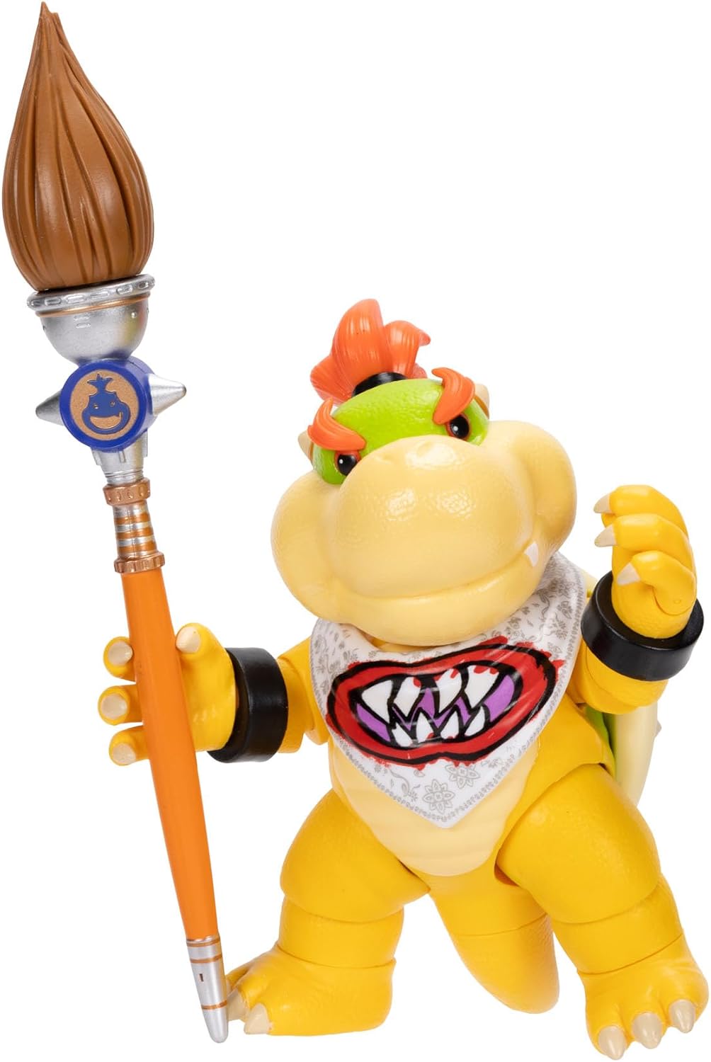 The Super Mario Galaxy Movie 5” Action Figures Series 1 – Bowser Jr. Figure with Paint Brush Accessory - Premium Details and 17 Points of Articulation