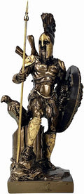 Ares Mars Greek Roman God of War Statue Sculpture Figurine Bronze Effect