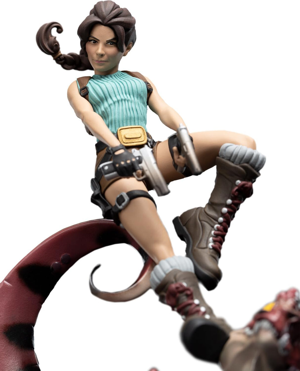 Weta Workshop Mini Epics - Tomb Raider - Lara Croft & Raptor