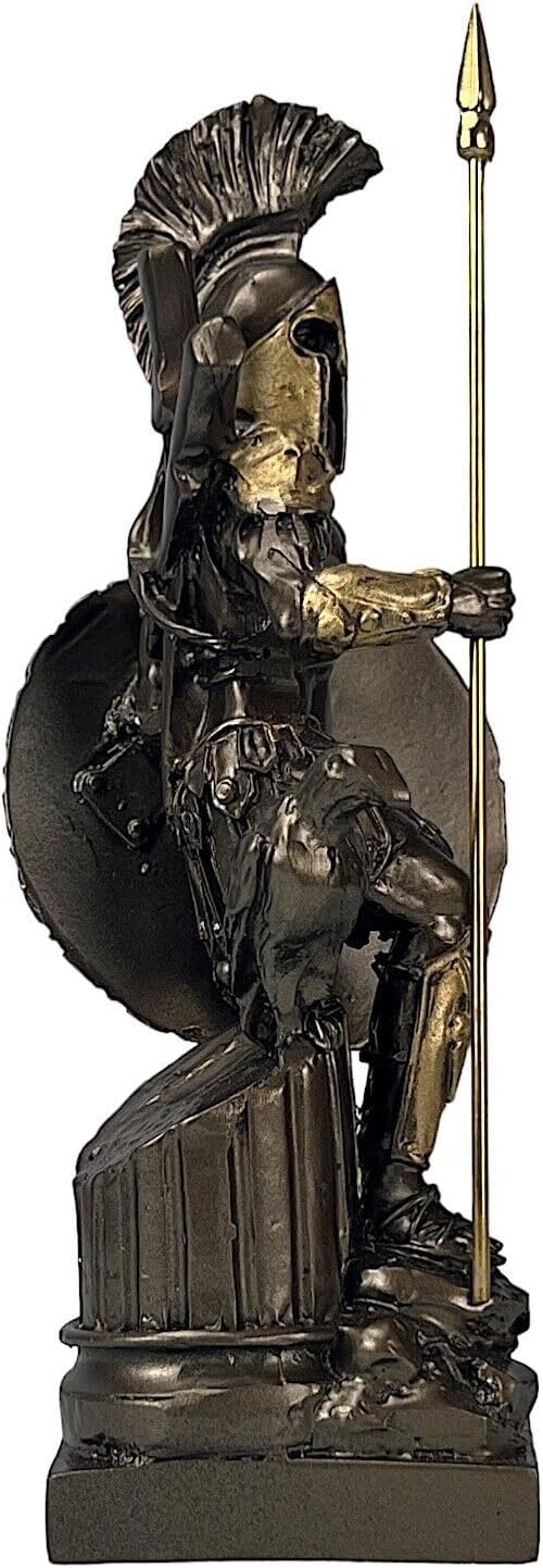 Ares Mars Greek Roman God of War Statue Sculpture Figurine Bronze Effect