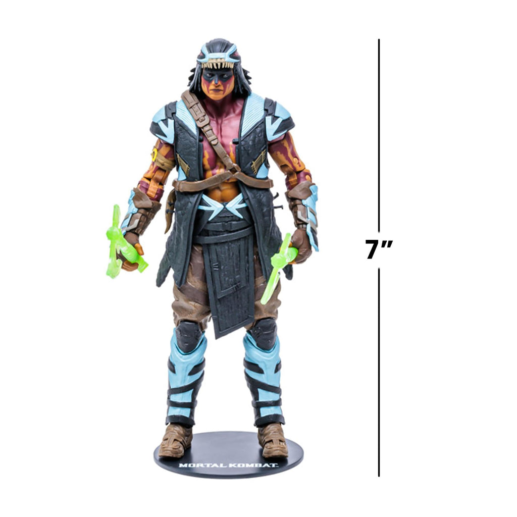 McFarlane - Mortal Kombat 7" Figures Wave 9 - Nightwolf | Mortal Kombat 7 Inch Action Figure Wave 9 - Nightwolf