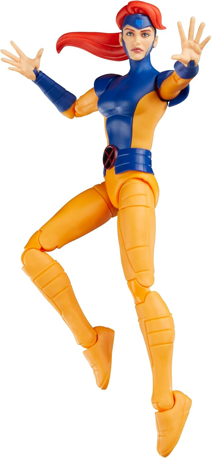 Marvel Legends Series Jean Grey, X-Men ‘97 Collectible 6-Inch Action Figure | Marvel Legends Retro 6 Inch Action Figure X-Men '97 Wave 2 - Jean Grey