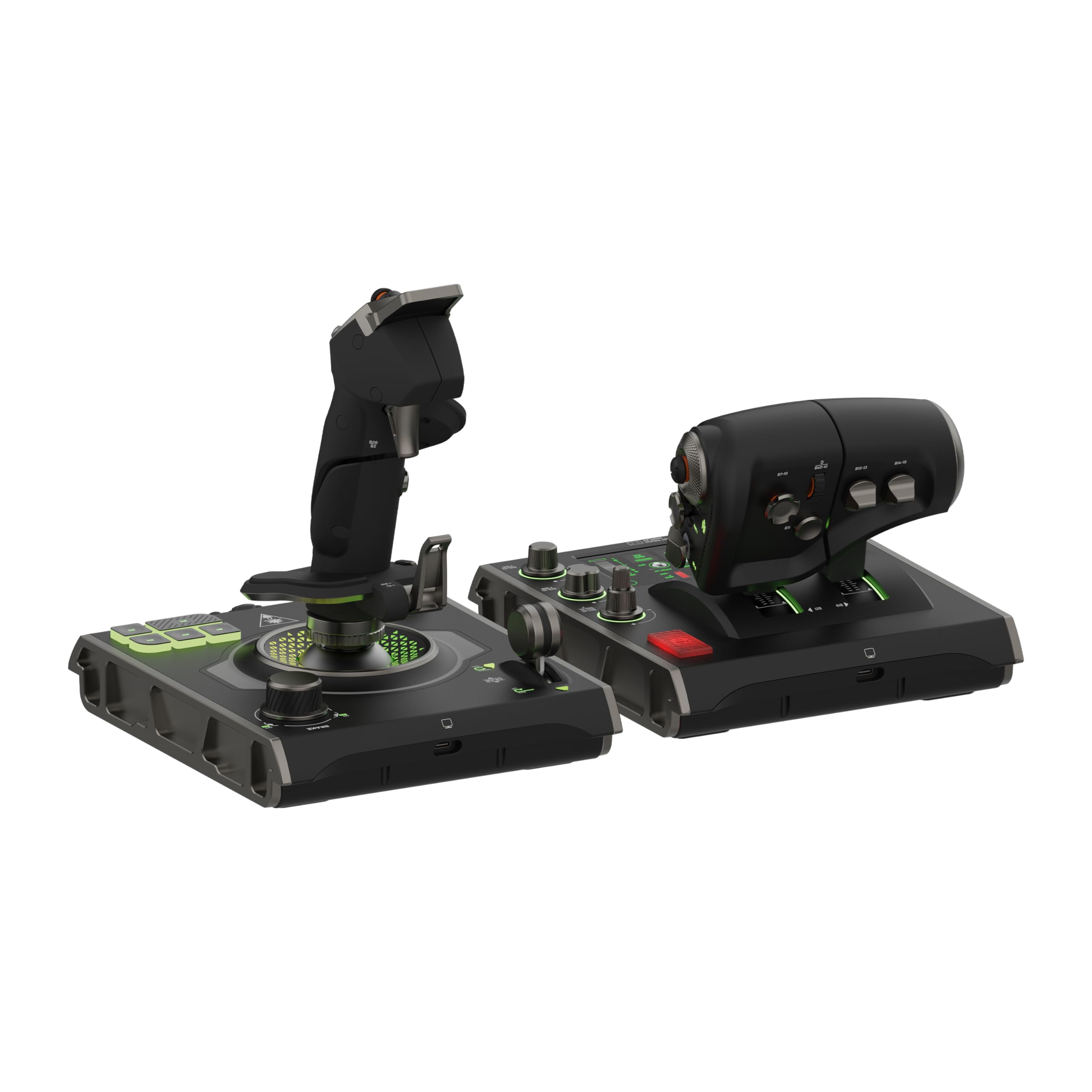 Turtle Beach VelocityOne Flight Universal Control System - Xbox Series X & Xbox Series S, Xbox One & Windows 10 & 11 PCs with Yoke Handle, Throttle Quadrant, Trim Wheel & Rudder Controls | Xbox Series X|S, Xbox One, Windows PC, Complete Controls, Yoke Han - Flex Gamingproduct_type
