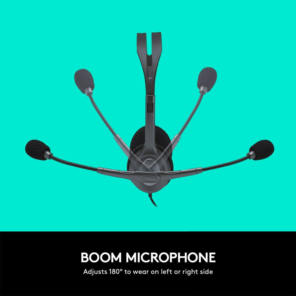 Logitech H111 Stereo Headset – Black