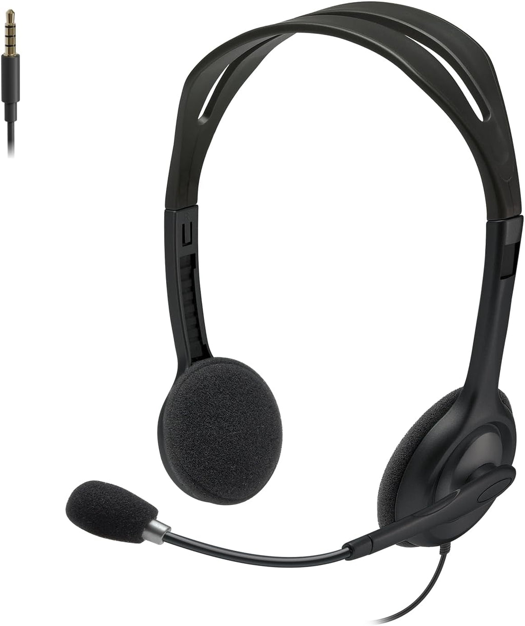 Logitech H111 Stereo Headset – Black