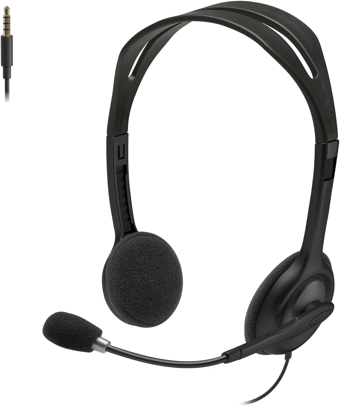 Logitech H111 Stereo Headset – Black
