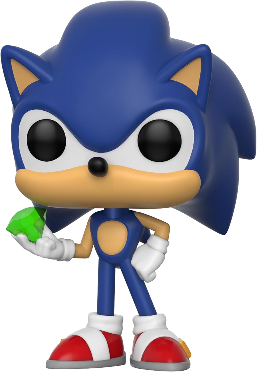 Funko POP! Games: Sonic the Hedgehog - Sonic with Emerald | Official Video Games Merch - Collectable Vinyl Figurine for Shelf Display - Birthday Gift Idea for Fans and Collectors