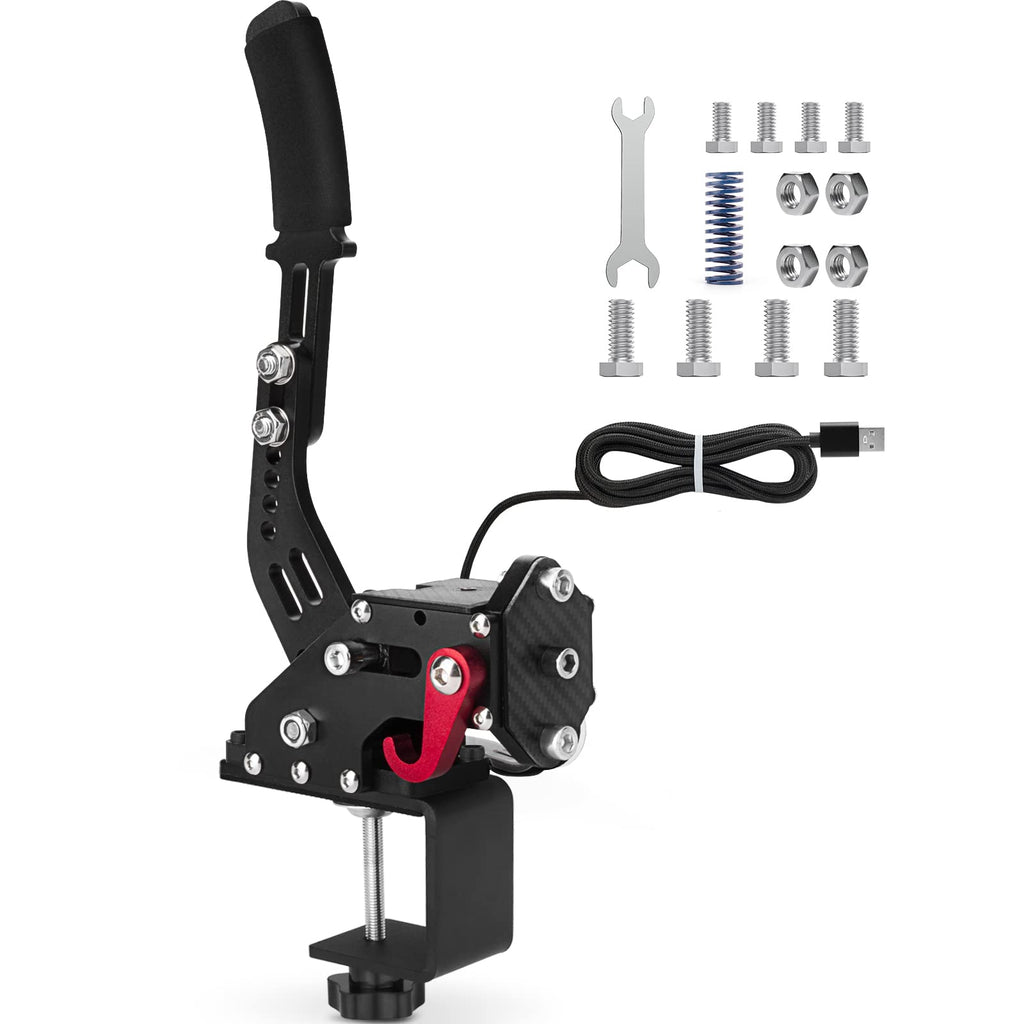 aikeec USB Handbrake for PS4 PS5: Compatible with Logitech G27 G29- PC Handbrake Compatible for G27 G29 G920 Thrusmsater T300 T500 Sim Racing Handbrake - Flex Gamingproduct_type