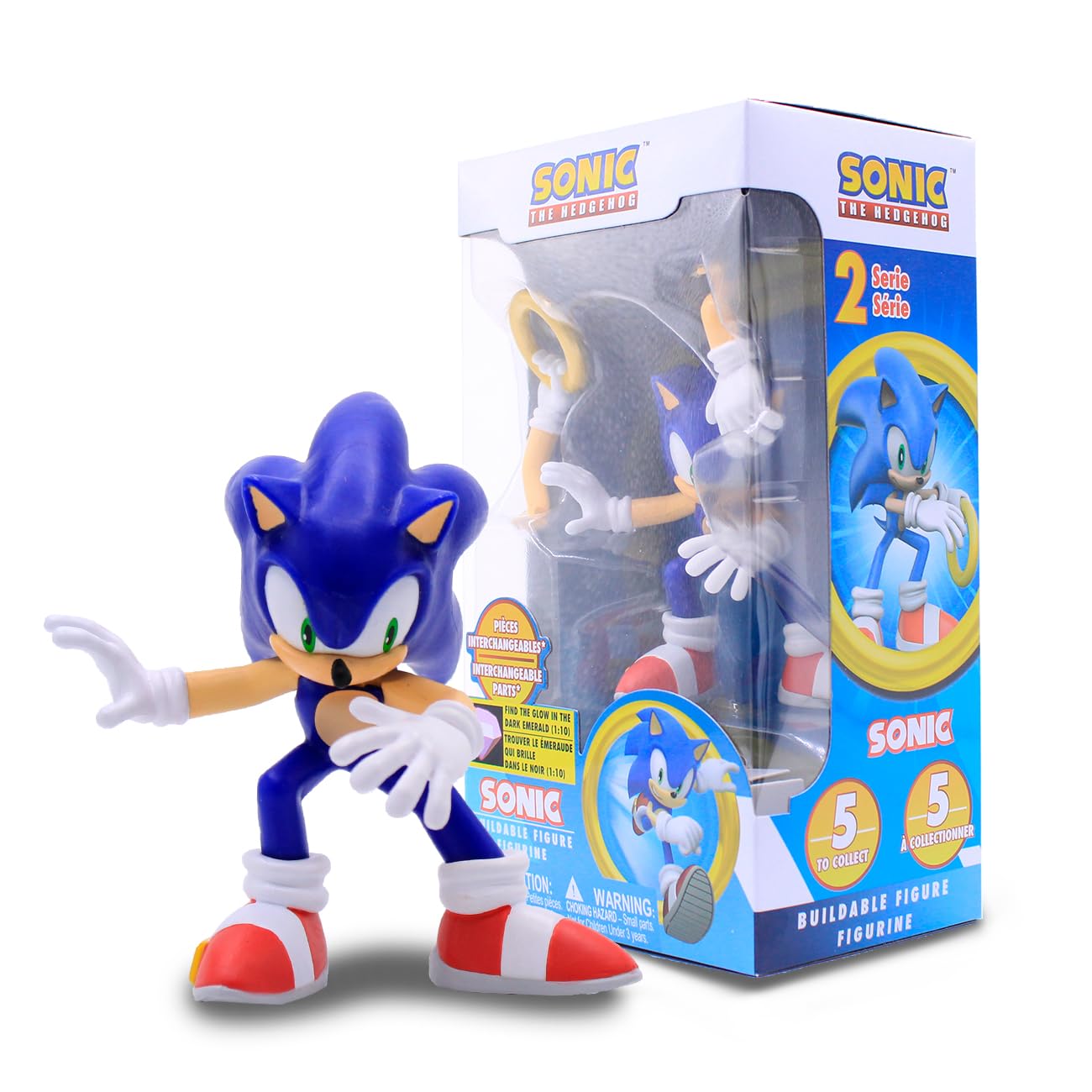 Sonic the Hedgehog Action Figure – 4" Articulated Collectible with Interchangeable Arms & Accessories - Flex Gamingproduct_type