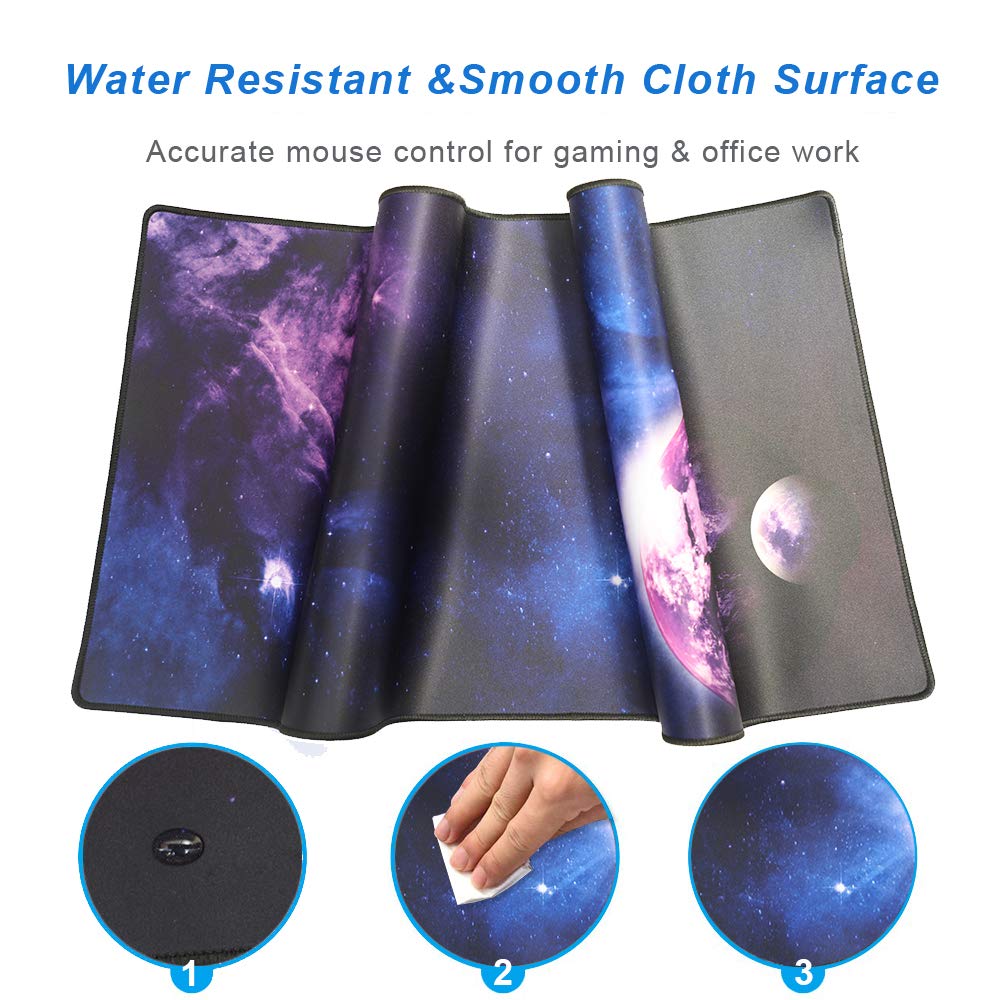 XXL Professional Large Mouse Pad & Computer Game Mouse Mat (35.4x15.7x0.1IN, Map) (90 * 40 Map) - Flex Gamingproduct_type