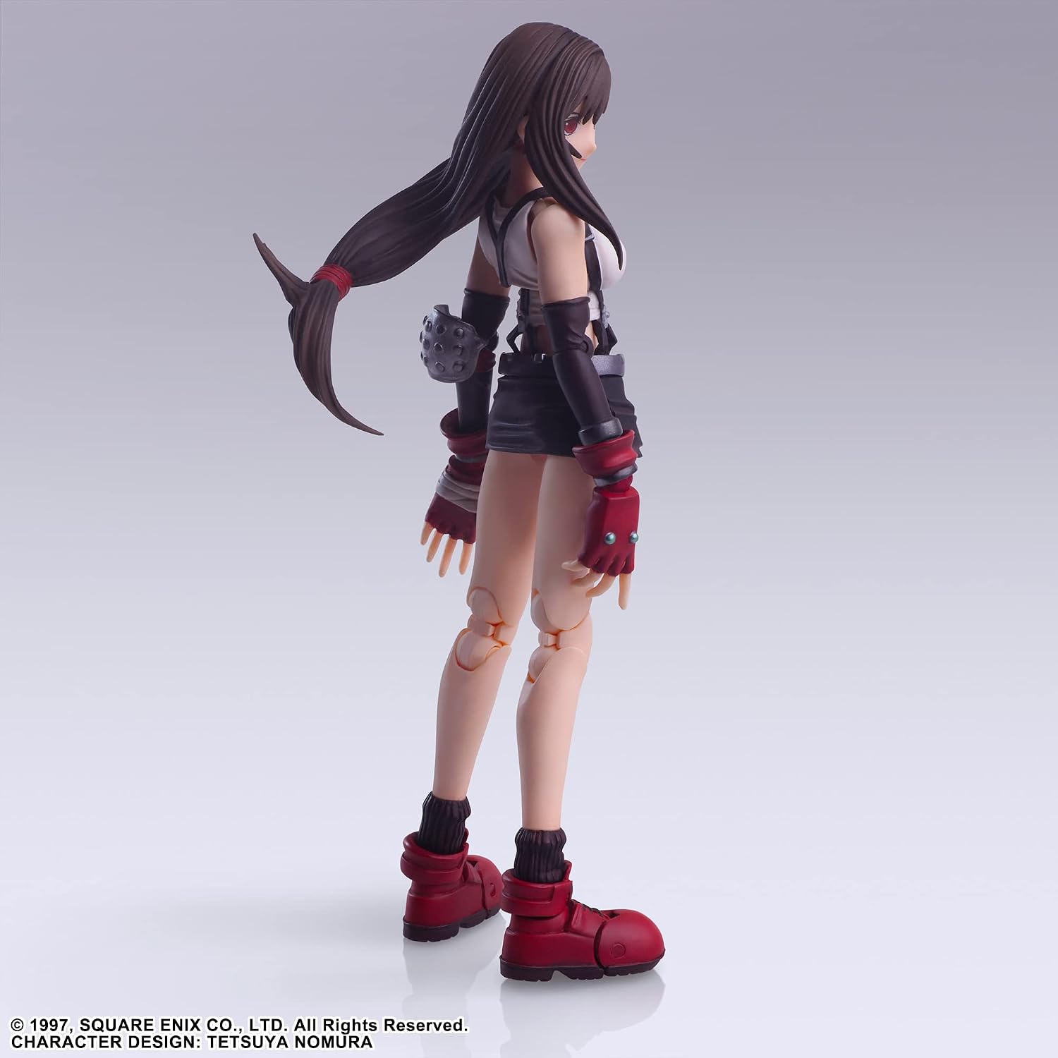 Square Enix Final Fantasy VII Bling Arts Tifa Lockhart PVC Pre-Painted Action Figure, Black, 4988601381734 | Final Fantasy VII 6 Inch Action Figure Bring Arts - Tifa Lockhart Reissue