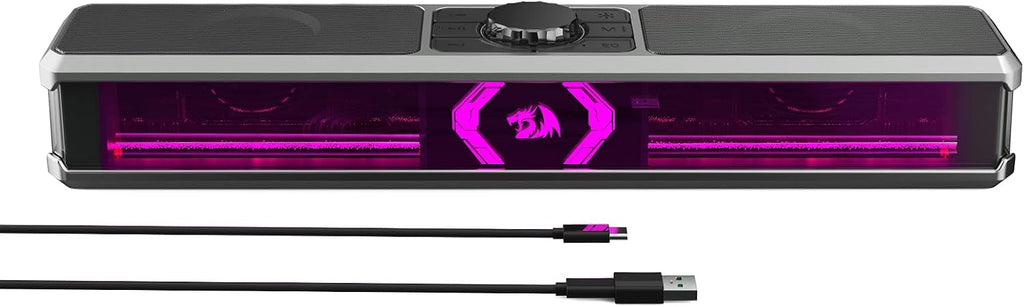 Redragon GS524 Stereo Desktop Soundbar with Bluetooth & RGB