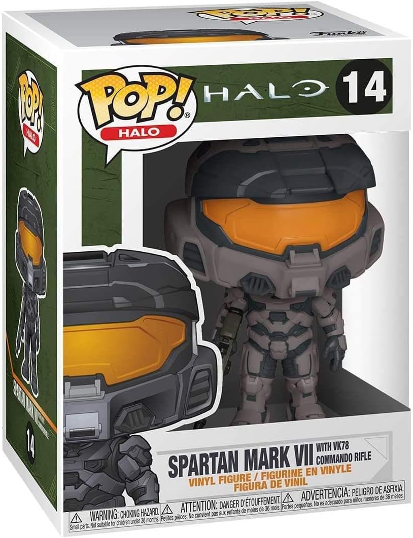 Funko Pop! Games: Halo Infinite - Spartan Mark VII with VK78, 3.75 inches