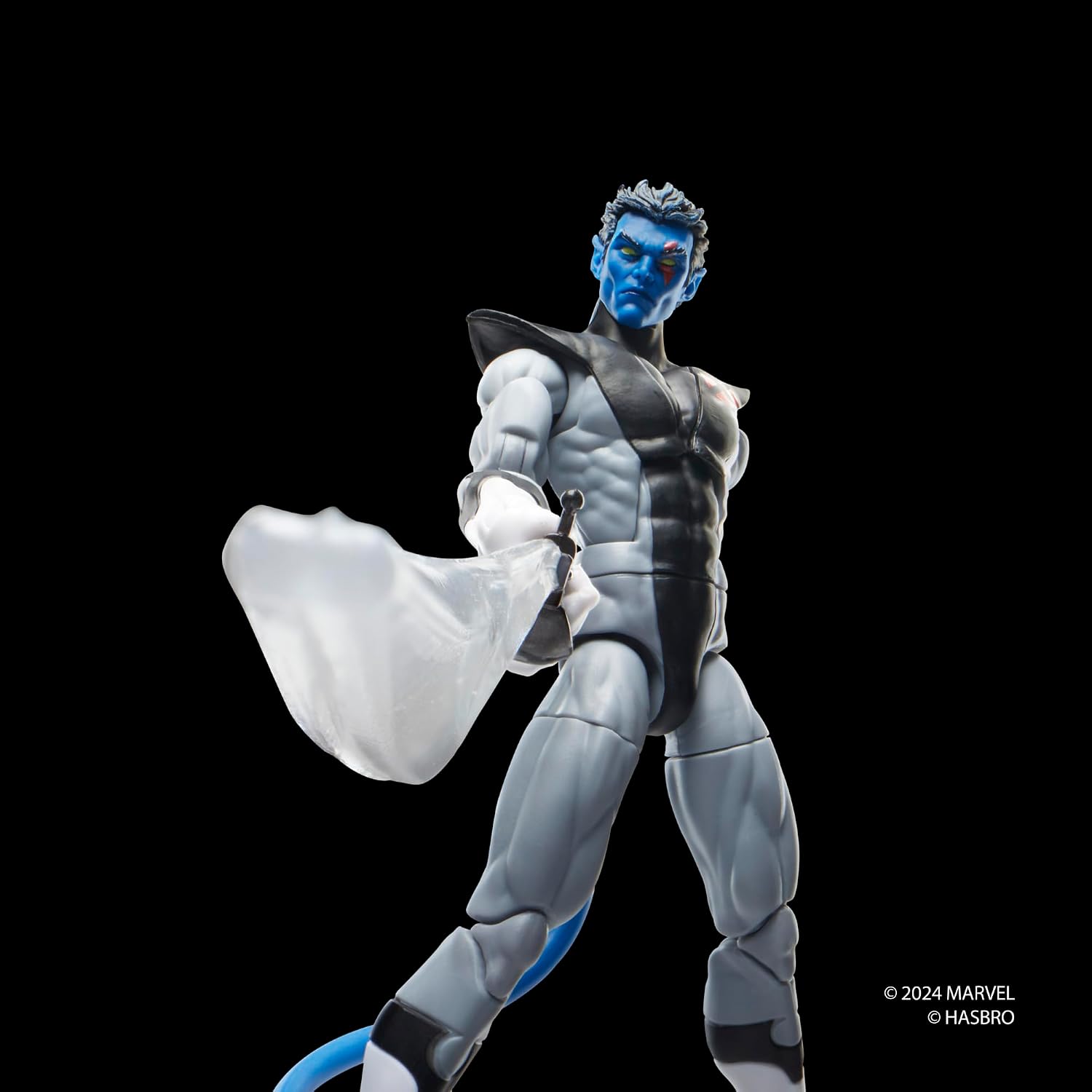 Marvel Legends Series Nightcrawler, X-Men Comics Collectible 6-Inch Scale Action Figure | Marvel Legends X-Men 6 Inch Action Figure BAF Nemesis - X-Force Nightcrawler