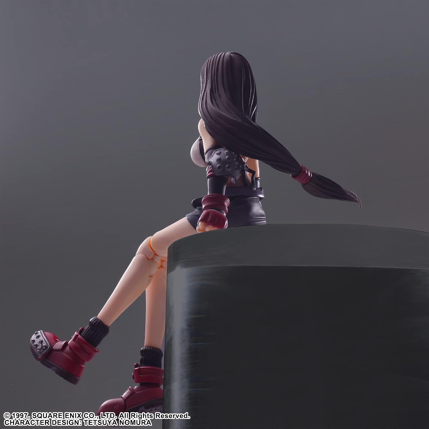 Square Enix Final Fantasy VII Bling Arts Tifa Lockhart PVC Pre-Painted Action Figure, Black, 4988601381734 | Final Fantasy VII 6 Inch Action Figure Bring Arts - Tifa Lockhart Reissue