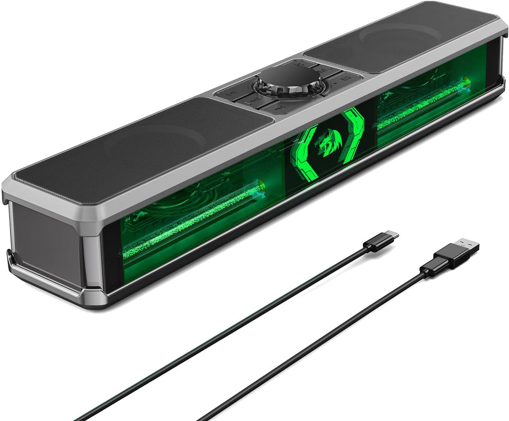Redragon GS524 Stereo Desktop Soundbar with Bluetooth & RGB