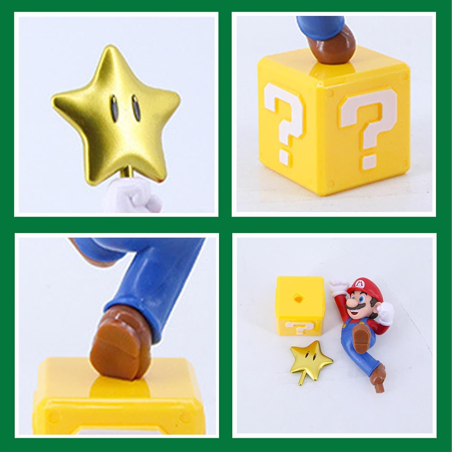 Mario Figure, Star Themed Collectible Statue, 8IN PVC Figurine for Fan Gifts - Flex Gamingproduct_type