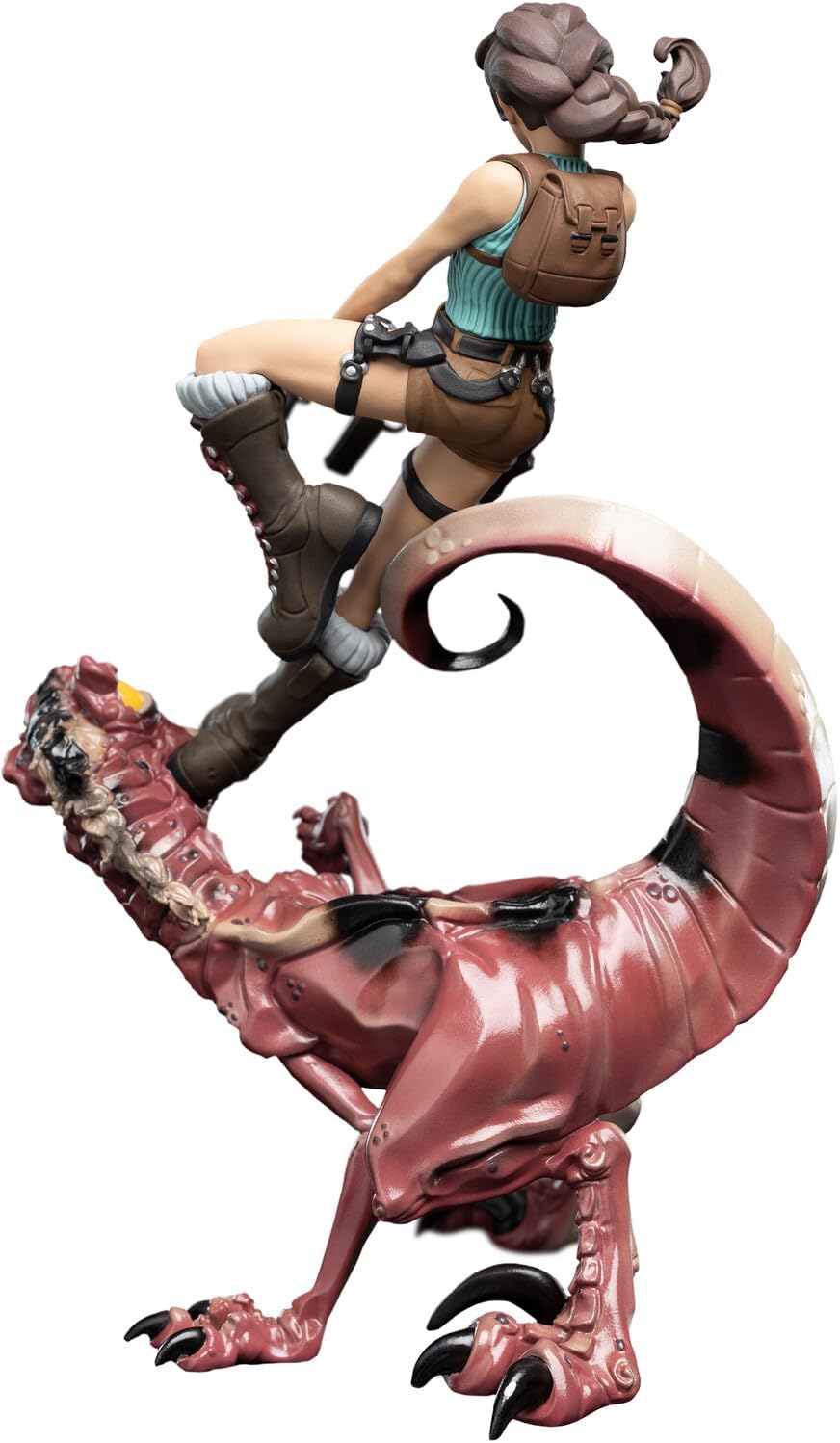 Weta Workshop Mini Epics - Tomb Raider - Lara Croft & Raptor