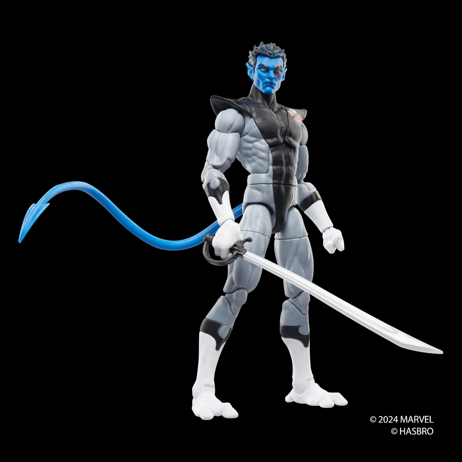 Marvel Legends Series Nightcrawler, X-Men Comics Collectible 6-Inch Scale Action Figure | Marvel Legends X-Men 6 Inch Action Figure BAF Nemesis - X-Force Nightcrawler