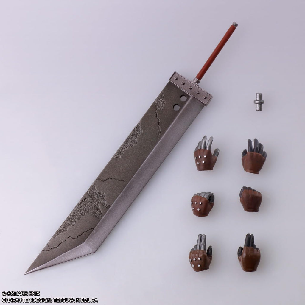 Final Fantasy VII Bling Arts Cloud Strife & Hardy Daytona PVC Pre-Painted Action Figure