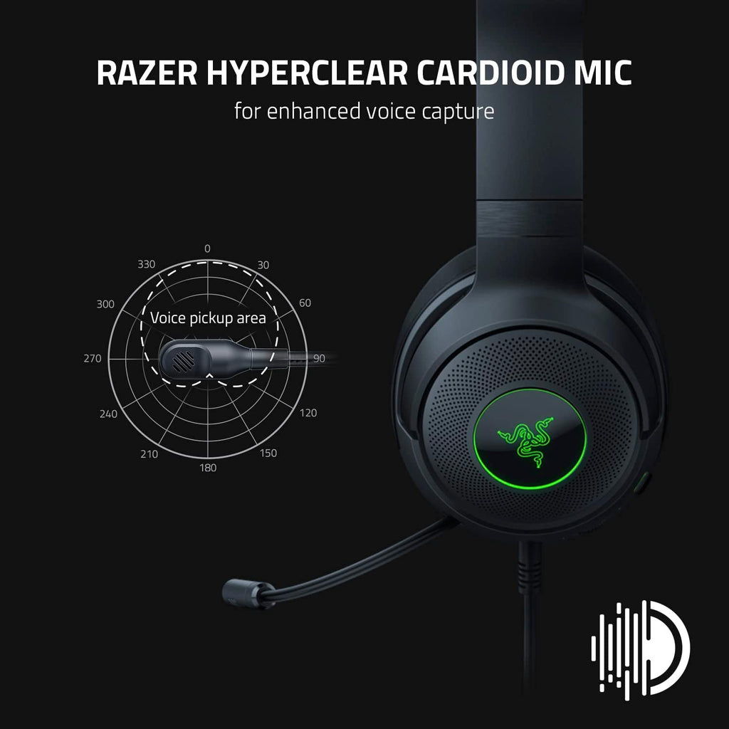 Razer Kraken V3 Gaming Headset – V3 X & V3 HyperSense