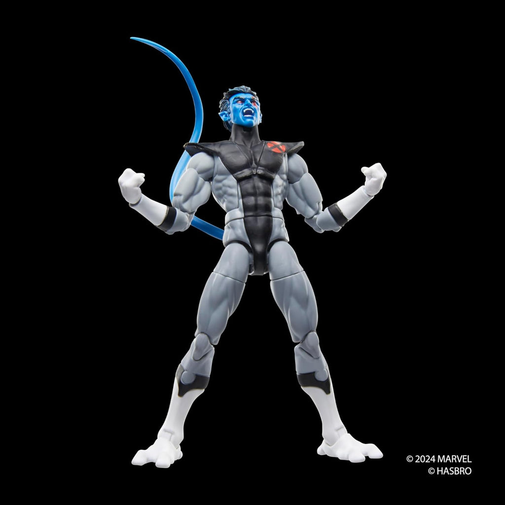 Marvel Legends Series Nightcrawler, X-Men Comics Collectible 6-Inch Scale Action Figure | Marvel Legends X-Men 6 Inch Action Figure BAF Nemesis - X-Force Nightcrawler