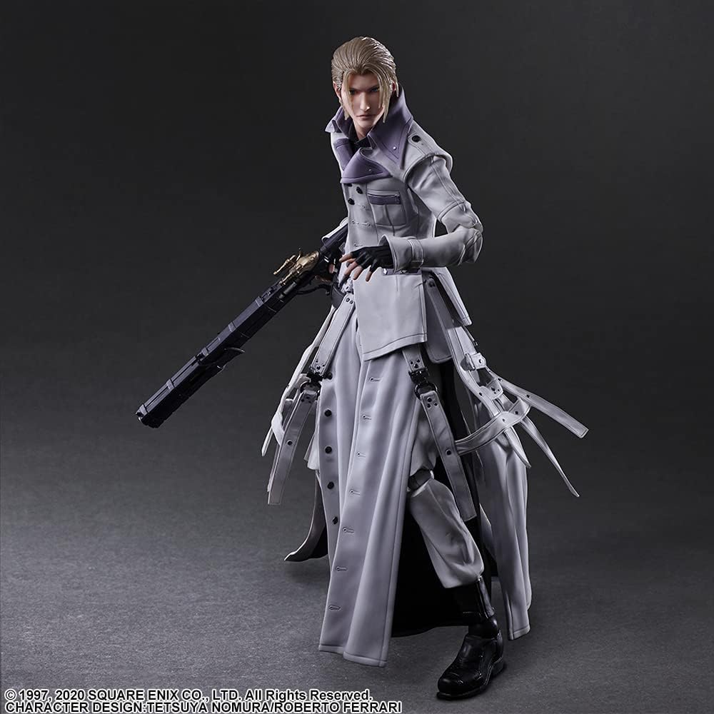 Final Fantasy VII Remake: Rufus Shinra Play Arts Kai Action Figure | Final Fantasy VIIR 8 Inch Action Figure Play Arts Kai - Rufus