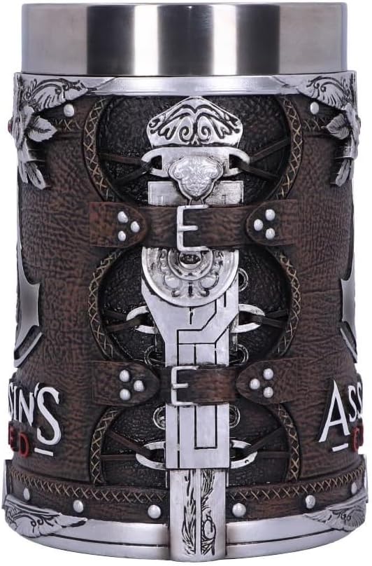 Nemesis Now Assassin's Creed Tankard – Hand-Painted Resin, 600ml – 2 Styles