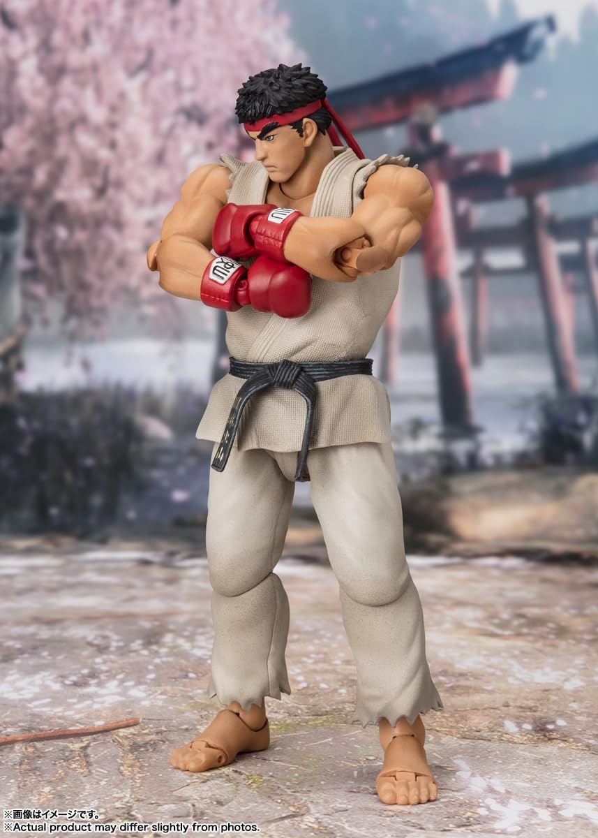 TAMASHII NATIONS - Street Fighter - Ryu - Outfit 2 (Classic Outfit), Bandai Spirits S.H.Figuarts Action Figure