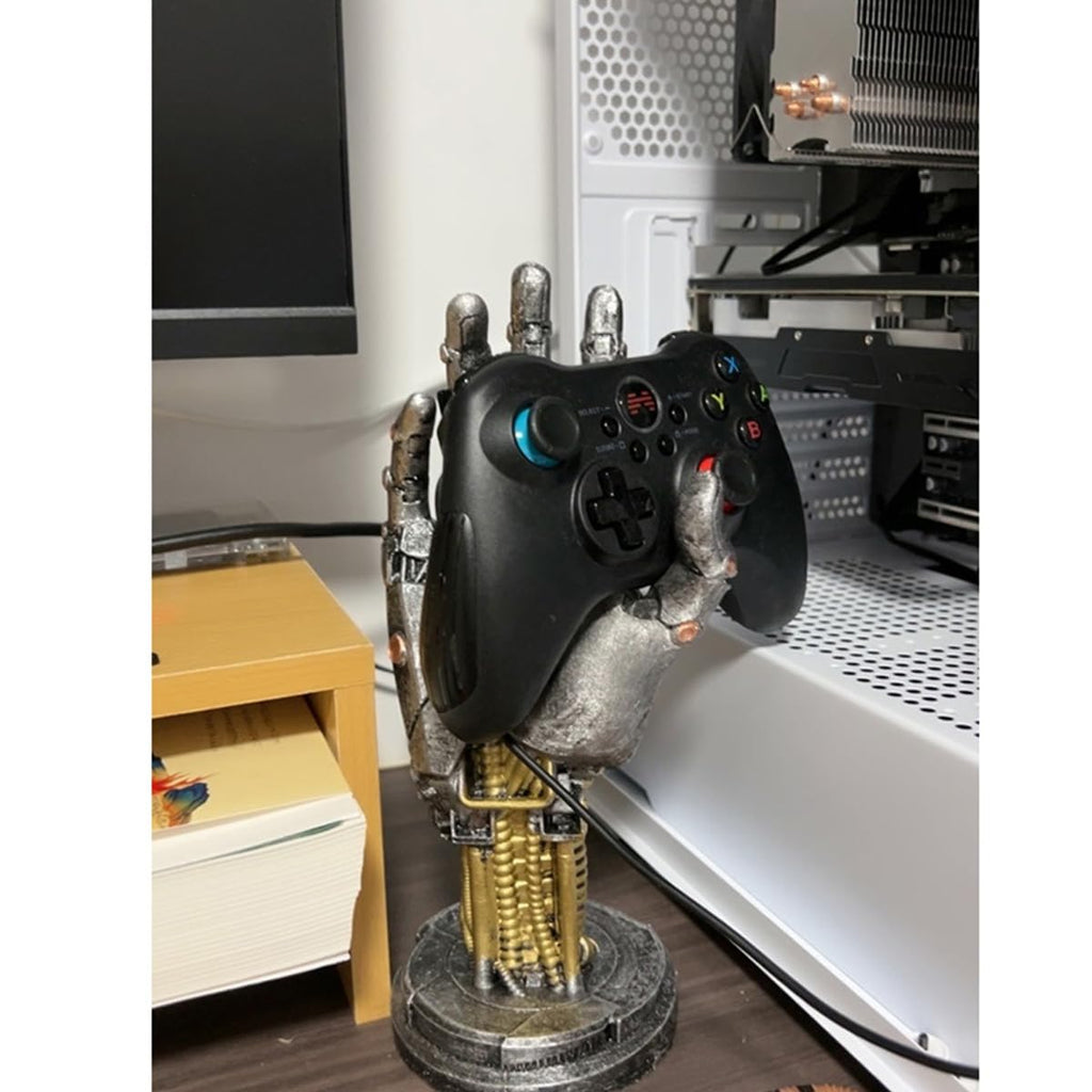 Game Controller Stand Holder for PS4 PS5 Xbox Switch Pro Headset Desk Stand Display Holder Mechanical Hand Gaming Accessories Desk Decor Figure (Black) - Flex Gamingproduct_type
