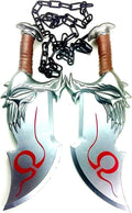 God of war: Kratos Blades of Chaos Foam 1:1 Scale Props Replica. Silver