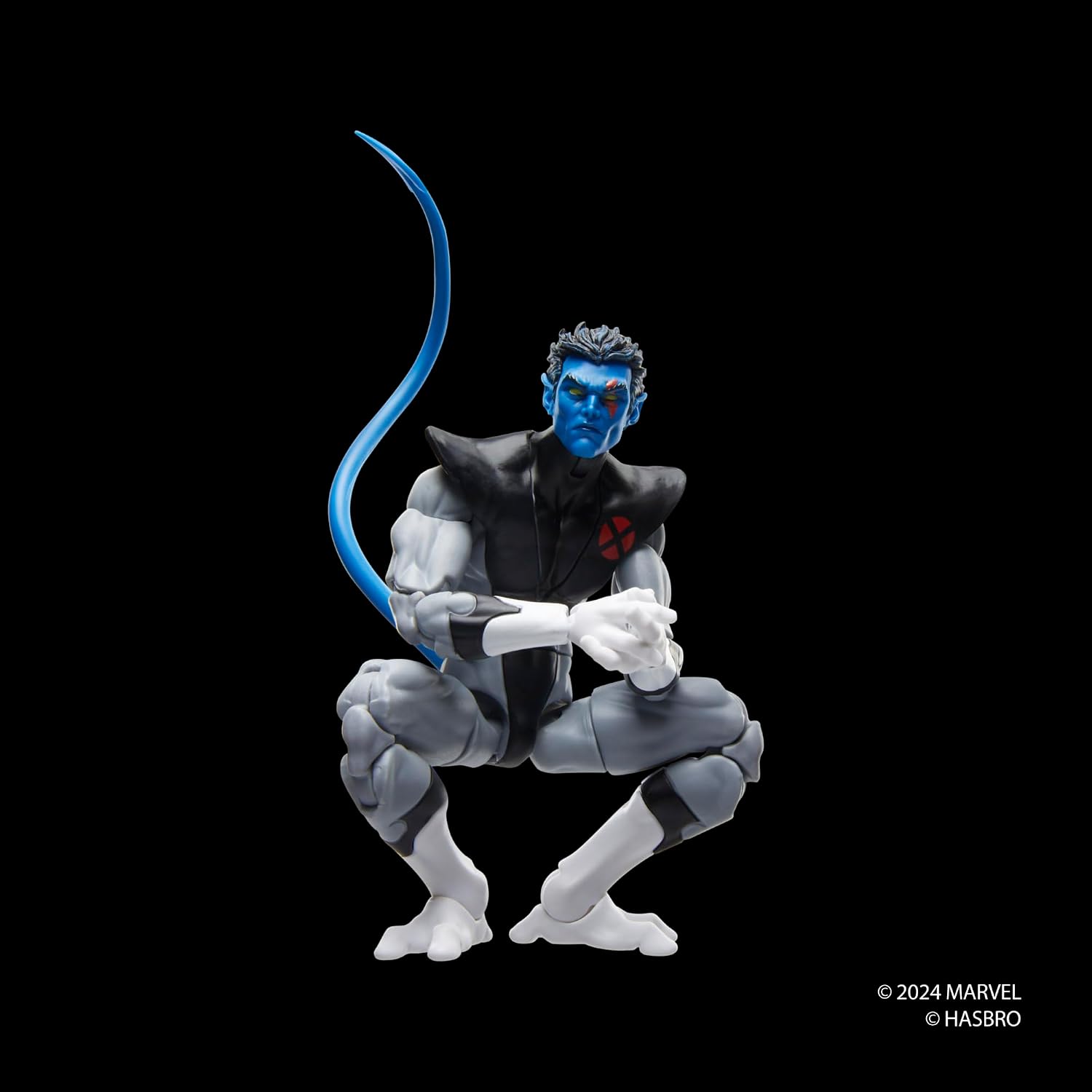 Marvel Legends Series Nightcrawler, X-Men Comics Collectible 6-Inch Scale Action Figure | Marvel Legends X-Men 6 Inch Action Figure BAF Nemesis - X-Force Nightcrawler