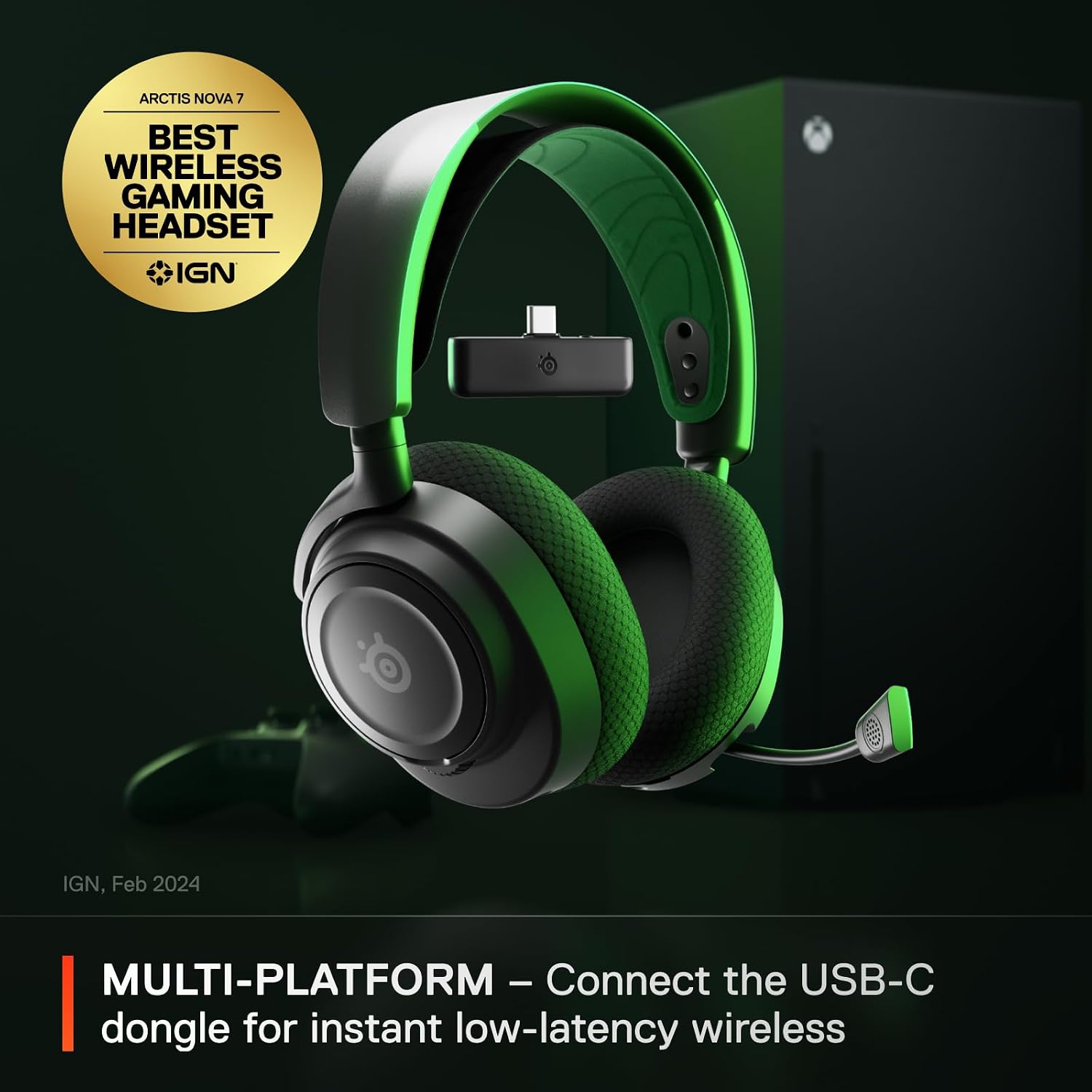 SteelSeries Arctis Nova 7X Wireless Gaming Headset – Black