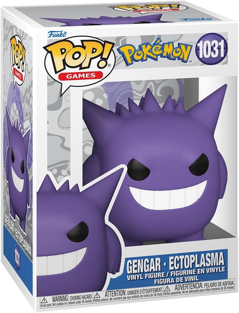 Funko POP! Games: Pokemon - Gengar | Official Video Games Merch - Collectable Vinyl Figurine for Shelf Display - Birthday Gift Idea for Fans and Collectors