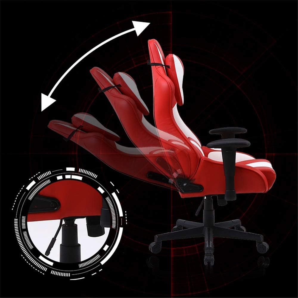 Gaming Video Game Chair Adjustable Reclining High- Back PU Leather Swivel Game Chairs with Headrest and Lumbar Support Adult Racing Computer Gaming Chair - Flex Gamingproduct_type