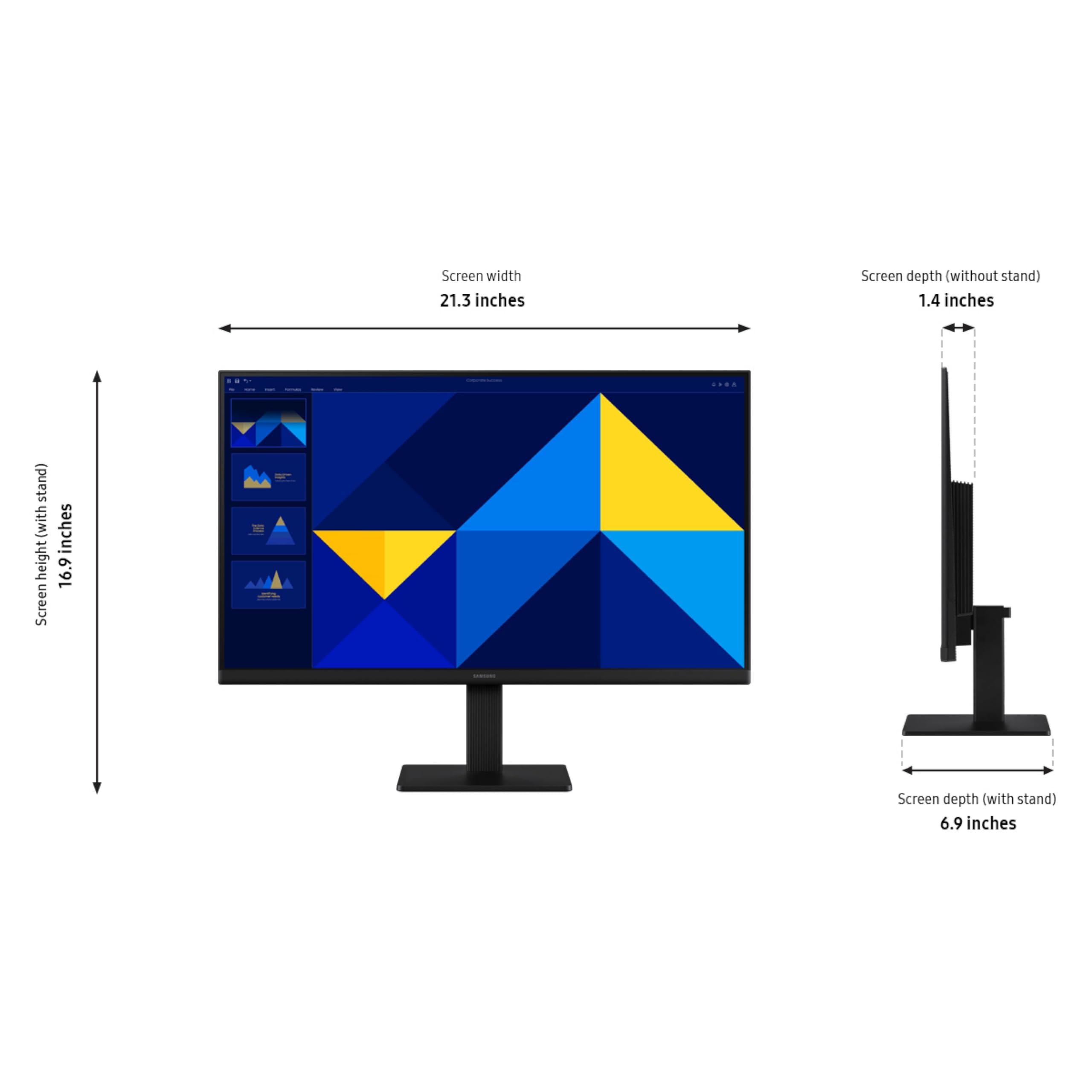 Samsung 24" (S30GD) Essential Monitor with IPS Panel and Tilt Only Stand, 100Hz Refresh Rate, Ergonomic Design, Advanced Eye Care, Game Mode, LS24D304GANXZA - Flex Gamingproduct_type