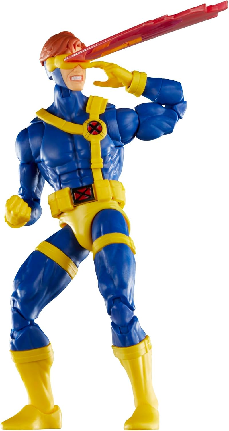 Marvel Legends Series Cyclops, X-Men ‘97 Collectible 6-Inch Action Figure | Marvel Legends Retro 6 Inch Action Figure X-Men '97 Wave 2 - Cyclops Reissue