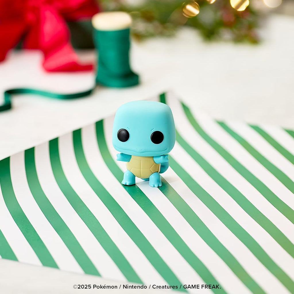 Funko Bitty POP! 4 Pack: Pokemon - Squirtle, Eevee, Growlithe, Psyduck | Official Video Games Merch - Tiny 0.9 inch Figures with Display Shelf - Cake Topper, Party Bag and Stocking Filler Gift