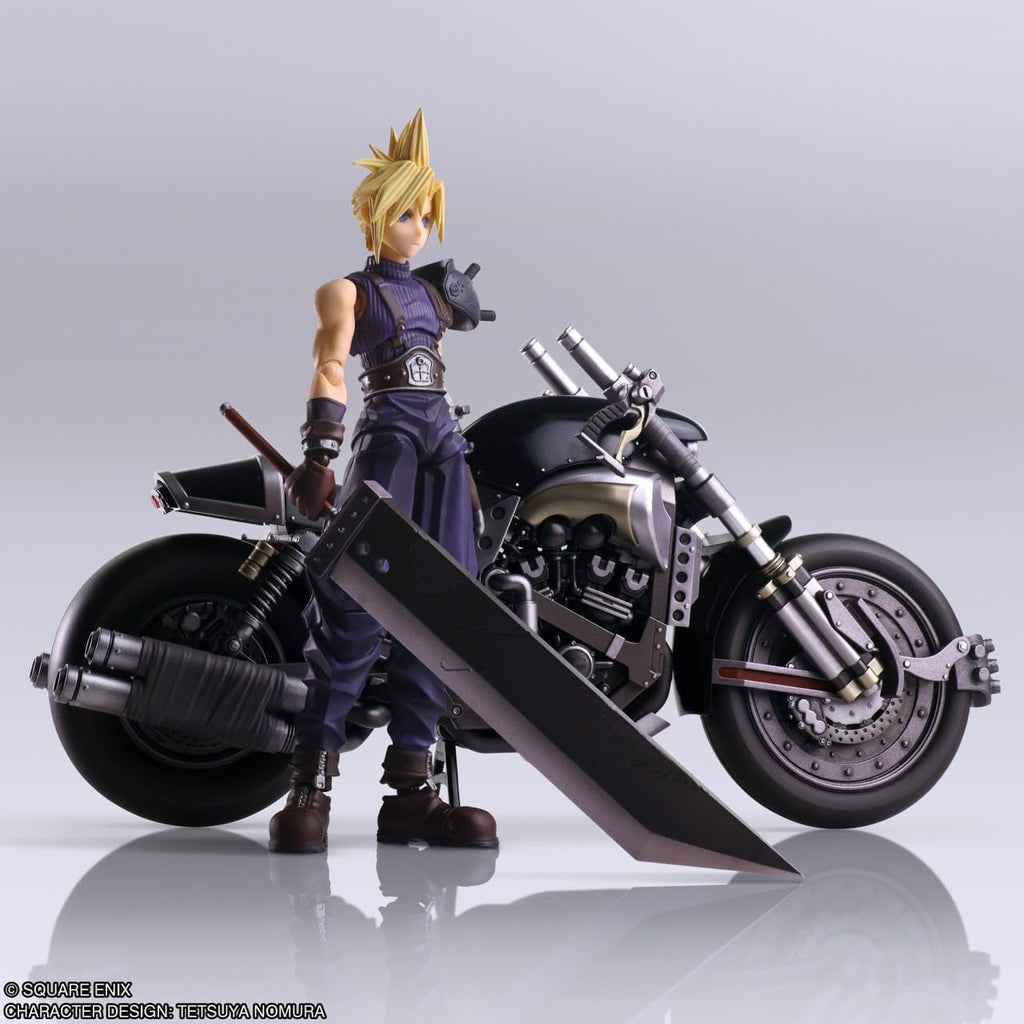 Final Fantasy VII Bling Arts Cloud Strife & Hardy Daytona PVC Pre-Painted Action Figure